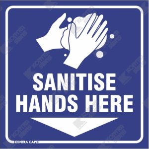 CV07 - Sanitize Hands Here