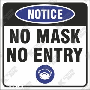 CV65 - No Mask No Entry