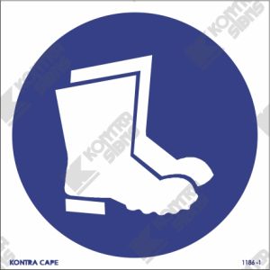 Foot and Leg Protection Against Liquids Shall be Worn