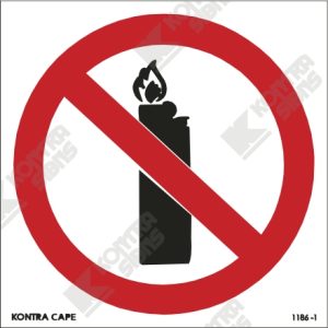 Lighters and Open Flames Prohibited