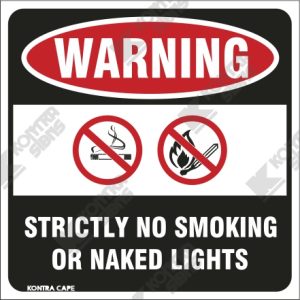 WC002 - Strictly No Smoking Or No Naked Lights