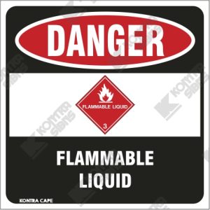 WC004 - Danger Flammable Liquids