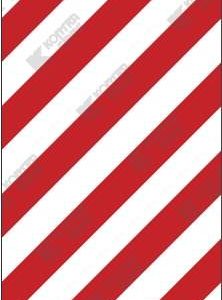 WC027 - Red and White Fire Chevron