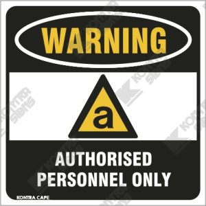 WC250 - Authorised Personnel Only