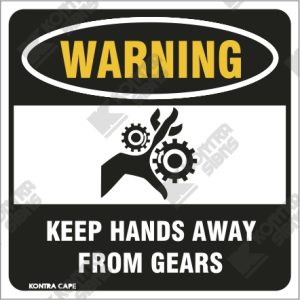 WC253 - Keep Hand Away From Gears