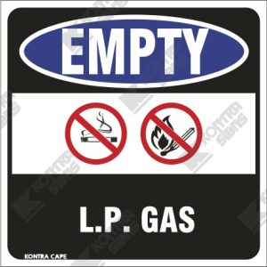 WC405 - Empty L.P Gas