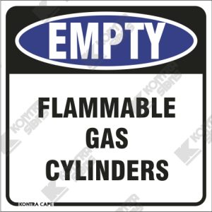 WC425 - Empty Flammable Gas Cylinders