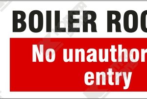 WC602 - Boiler Room No Unauthorized Entry