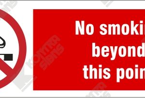 WC 611 -  No Smoking Beyond this Point