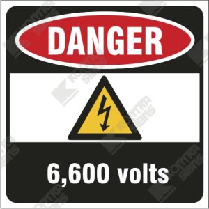 WC668 - Danger 6,600 Volts