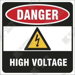 WC669 - Danger High Voltage