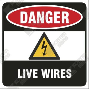 WC670 - Danger Live Wires