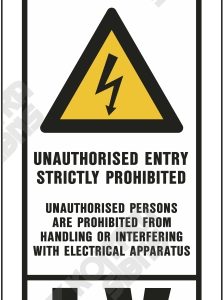 WC677 -  Danger tag LV