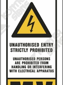 WC678 - Danger tag MV