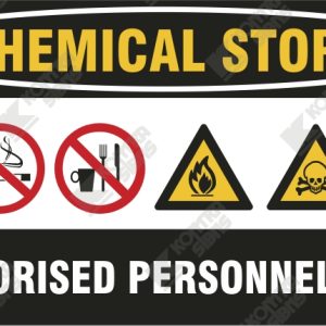 WC699 - Chemical Store Authorised Personnel Only
