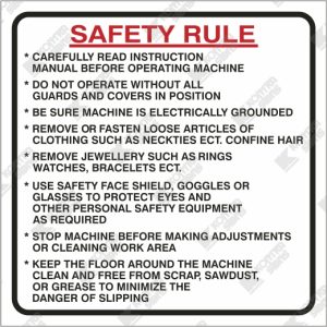 WC723 - Safety Rule