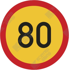 WC782 - 80 km.p.h Reflective Vinyl