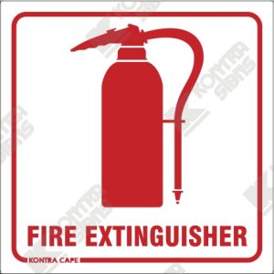 WC793 - Fire Extinguisher Vinyl decal