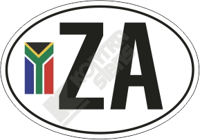 WC795 - ZA - Large Vinyl decal