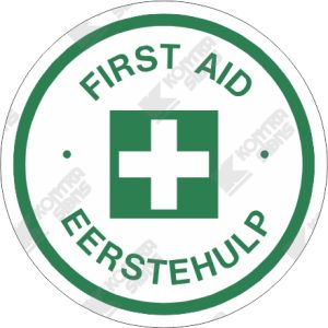 WC837 First Aid Vinyl decal
