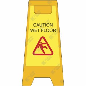 WC850 A Frame Stand - Caution Wet Floor