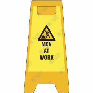 WC851 A Frame Stand - Men At Work