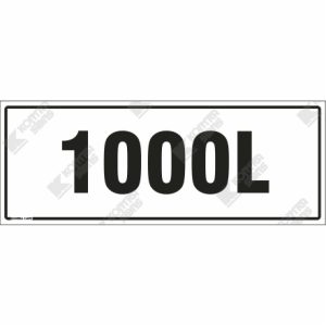 WC902 - 1000L Vinyl decal