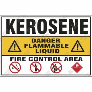 WC904 - Kerosene - Danger Flammable Liquid