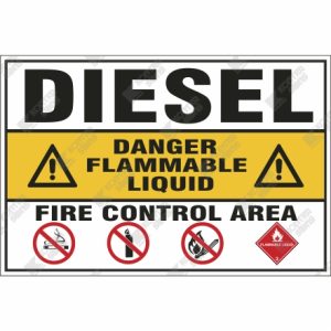 WC905 - Diesel - Danger Flammable Liquid