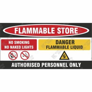 WC910 - Flammable Store - Authorised Personnel Only
