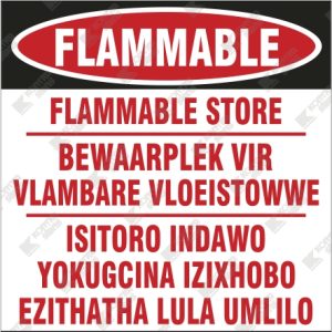 WC913 -  Flammable - Flammable Store